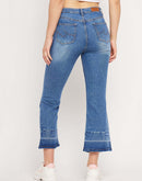 Camla Barcelona Low Rise Light Blue Flared Jeans