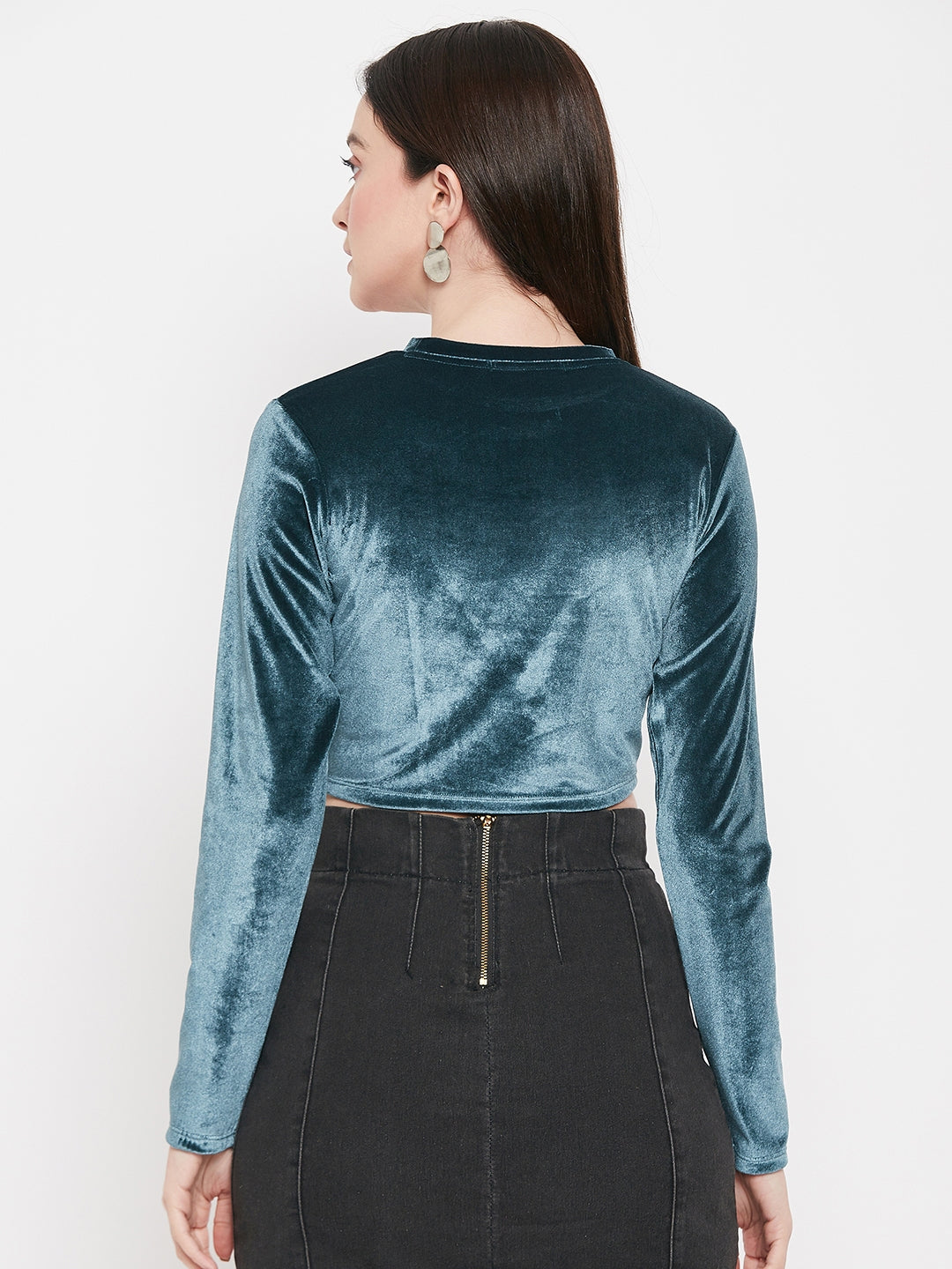 Camla Barcelona Turquoise Blue Top For Women