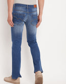 Camla Barcelona Washed Dark Blue Regular Fit Jeans