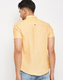 Camla Yellow Shirts For Men