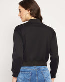 Camla Barcelona Logo Print Black Sweatshirt