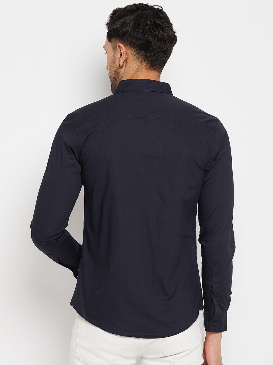 Camla Navy Shirts For Men