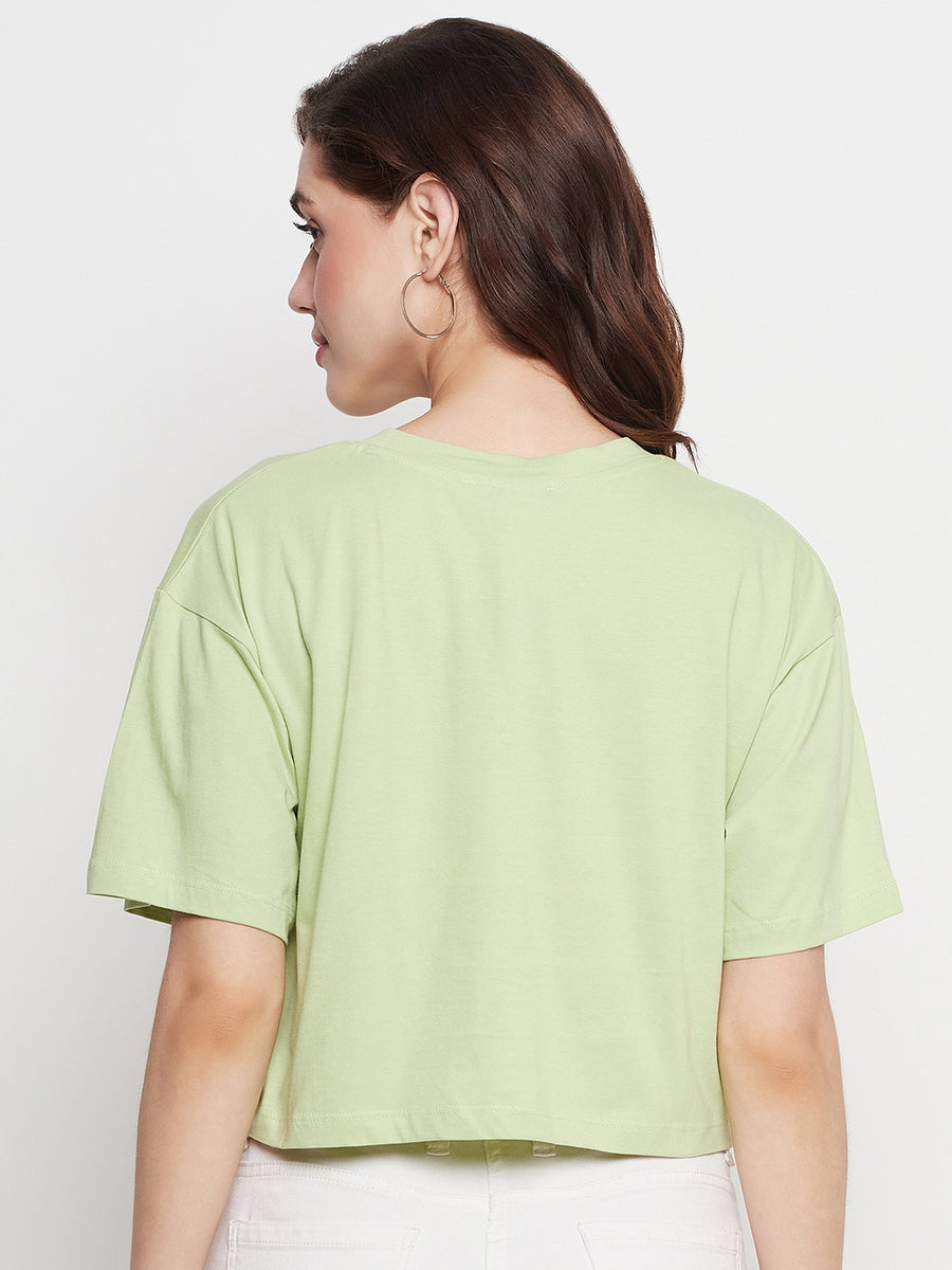 Camla Green Top For Women