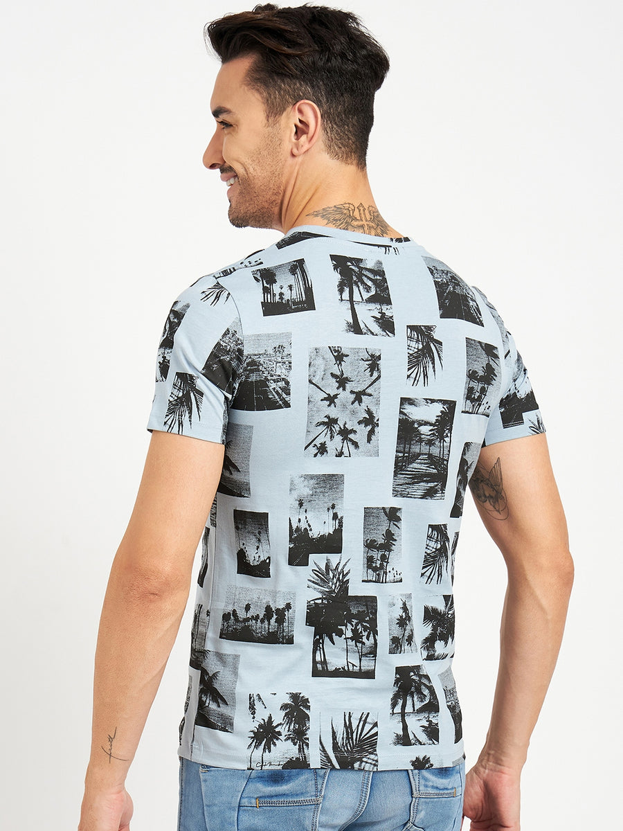 Camla Skyblue T- Shirt For Men