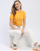 Madame Tie-Dye Light Orange  Crop T-shirt
