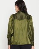 Madame Olive Tie-Up Neck Top