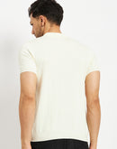 Camla Offwhite T- Shirt For Men