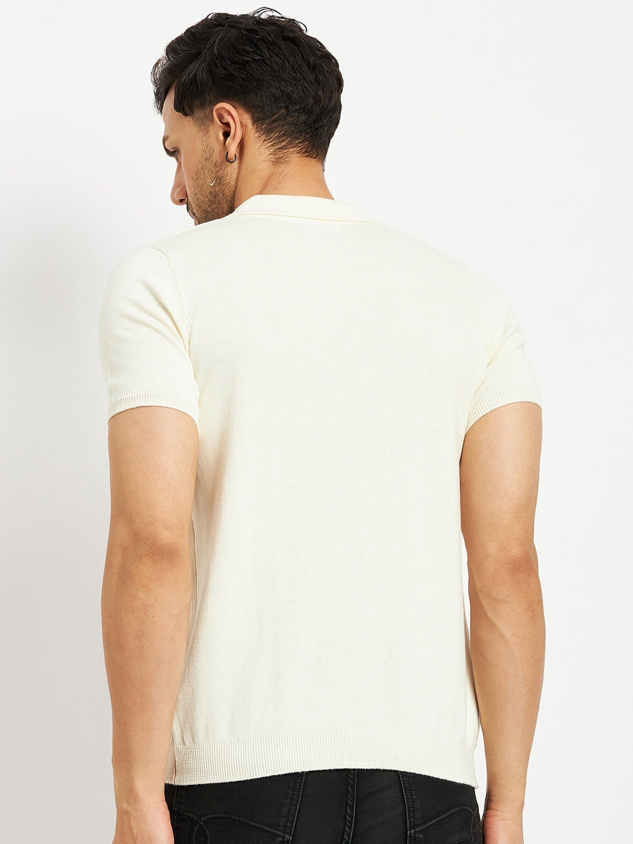 Camla Offwhite T- Shirt For Men
