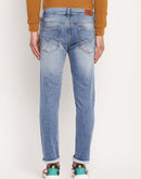 Camla Barcelona Sky Blue Regular Jeans For Men