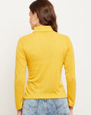 Camla Mustard Top  For Women