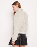 Camla Barcelona Off-White Sherpa Jacket