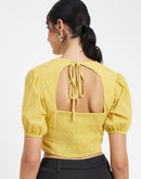 Camla Barcelona Mustard Solid Top