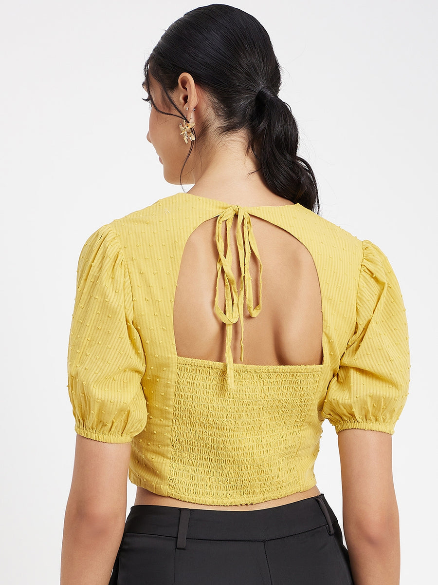 Camla Barcelona Mustard Solid Top