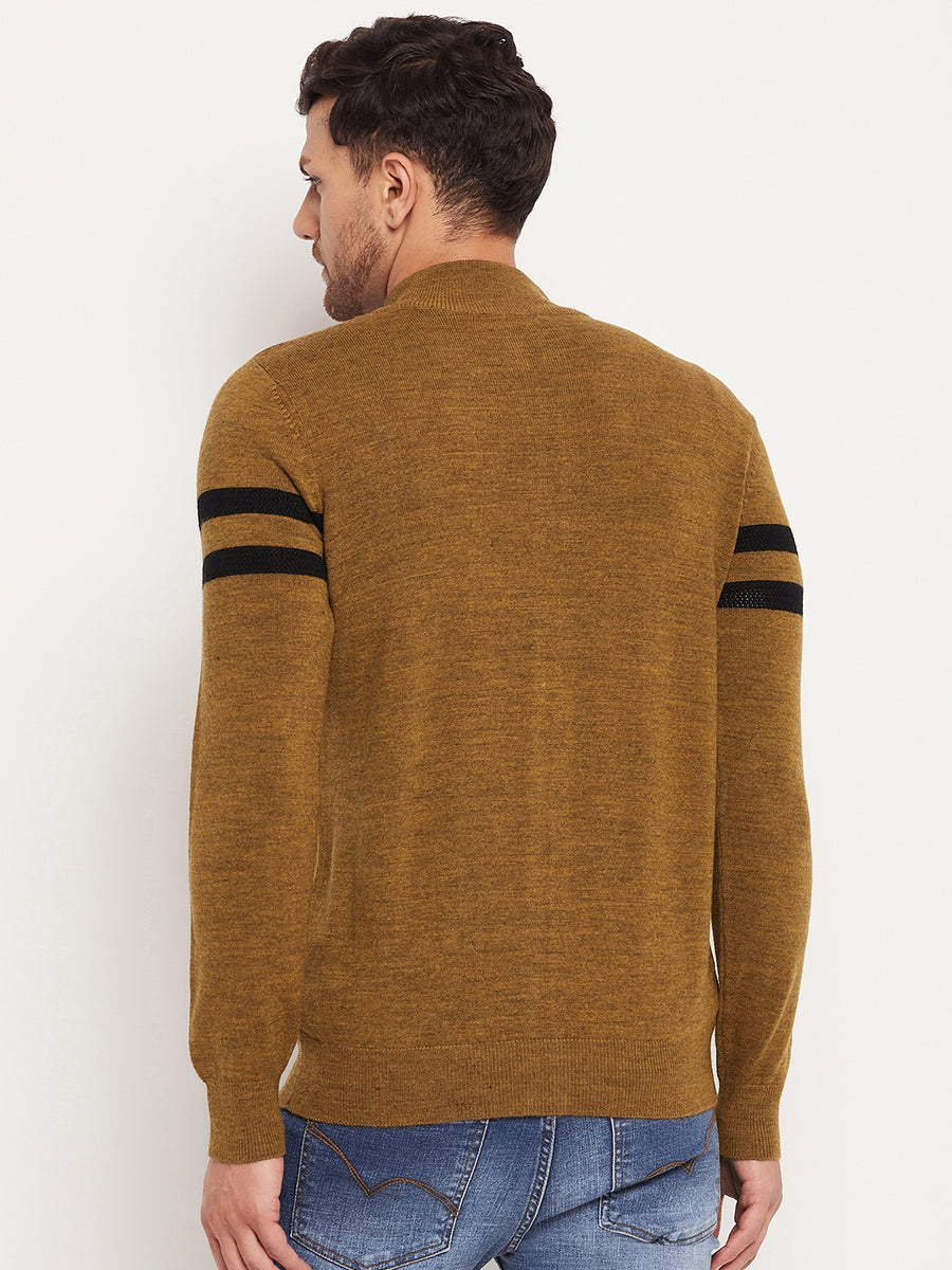Camla Mustard Sweater For Men