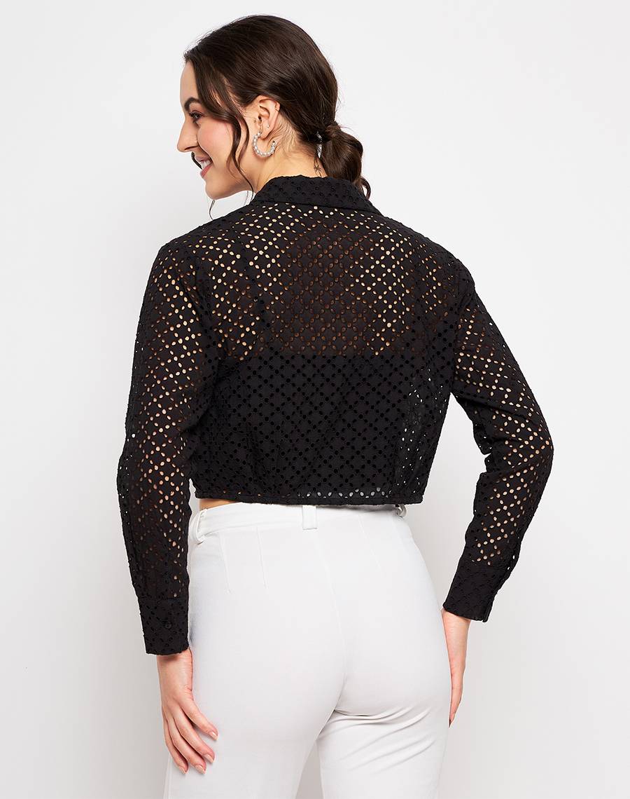 Camla Black Shirt For Women