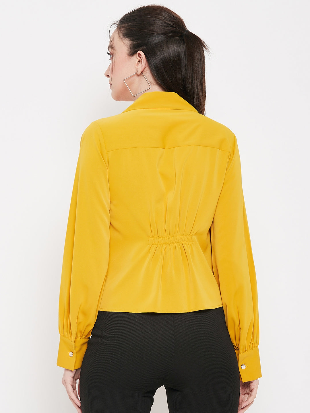 Camla Barcelona Yellow Shirt For Women