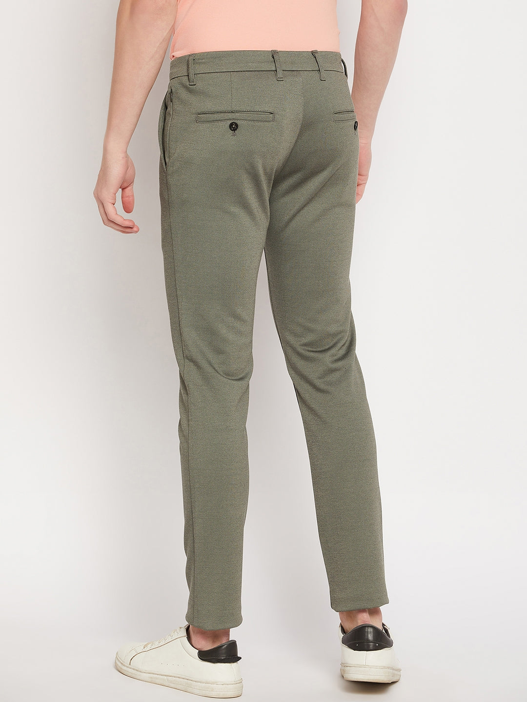 Camla Barcelona Olive Trouser For Men