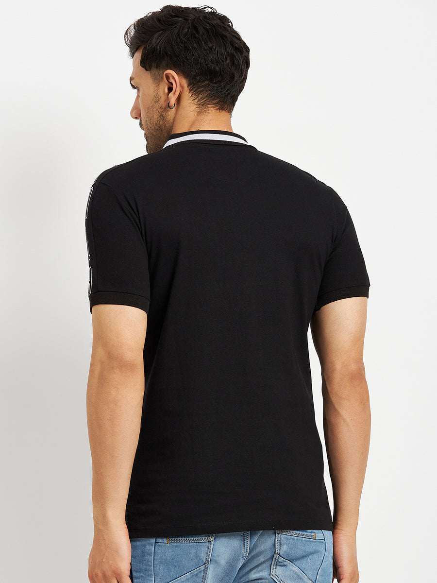 Camla Black T- Shirt For Men