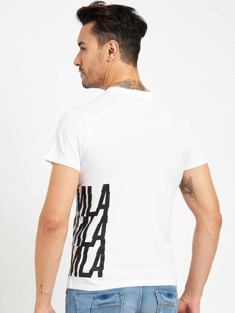 Camla White T- Shirt For Men