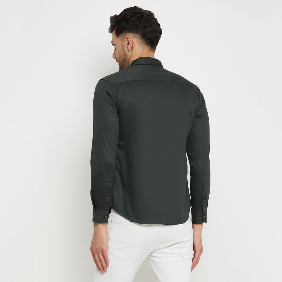 Camla Green Shirt For Men