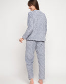 Msecret Grey Printed Night Suit