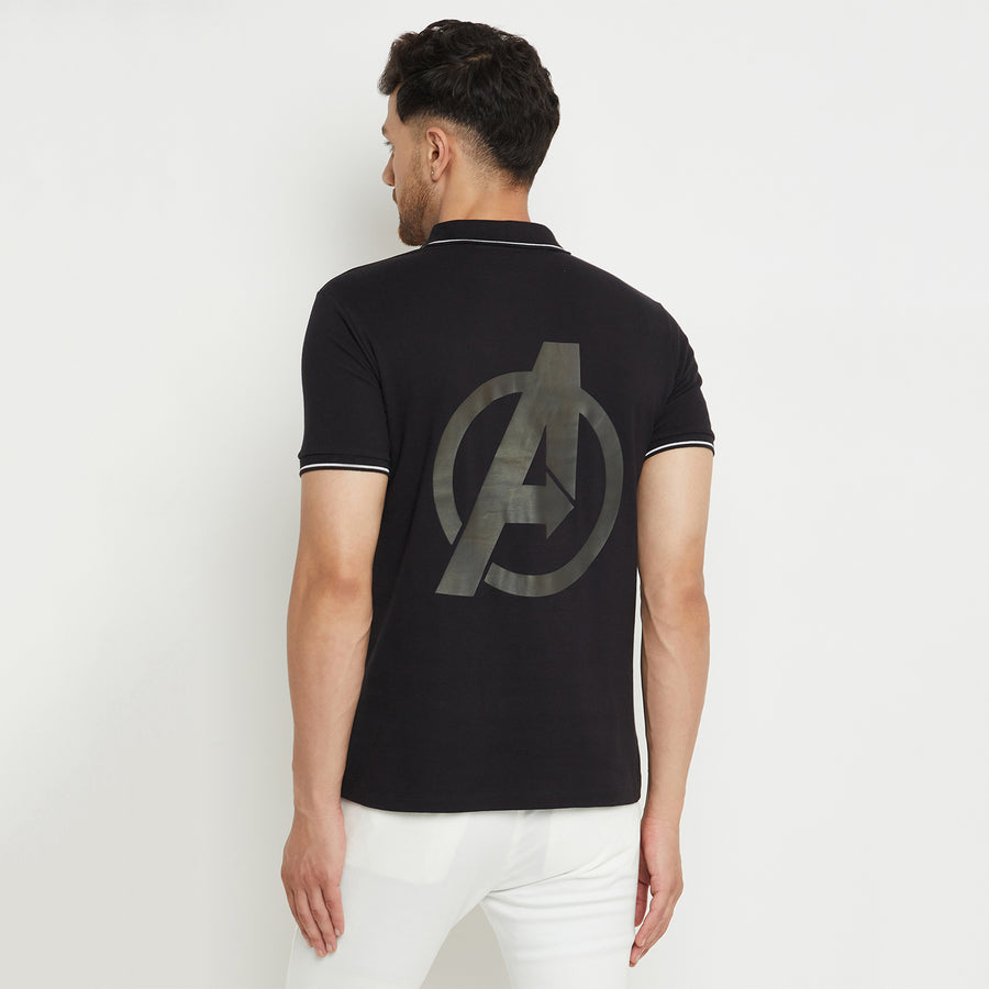 Camla Black T -Shirt For Men