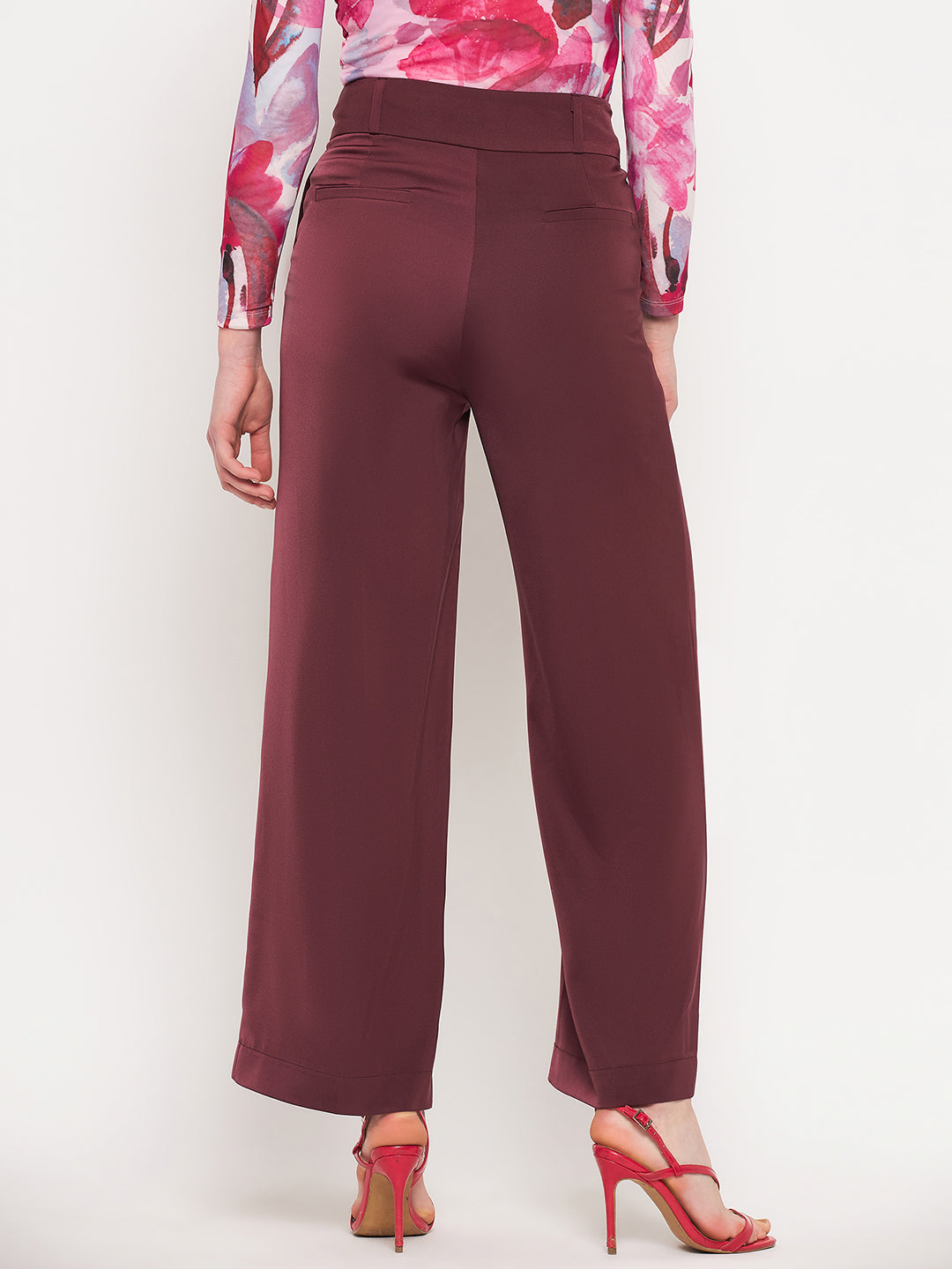 Camla Barcelona Plum Trouser For Women