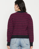 Madame Darkpurple Round Neck Sweater