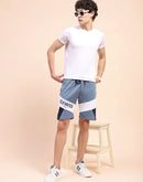 Camla Barcelona Typography Sky Blue Boxer Shorts