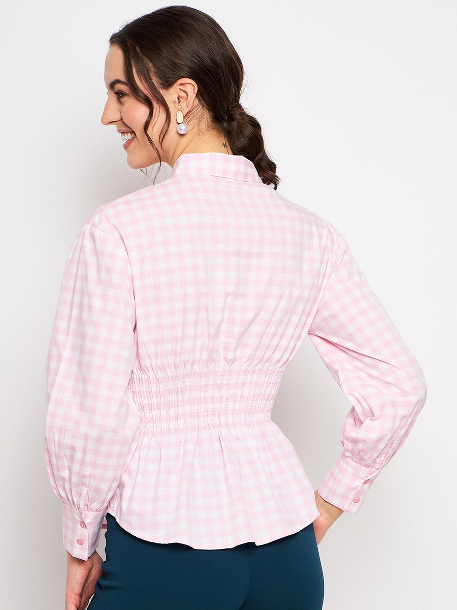 Camla Pink Shirt For Women