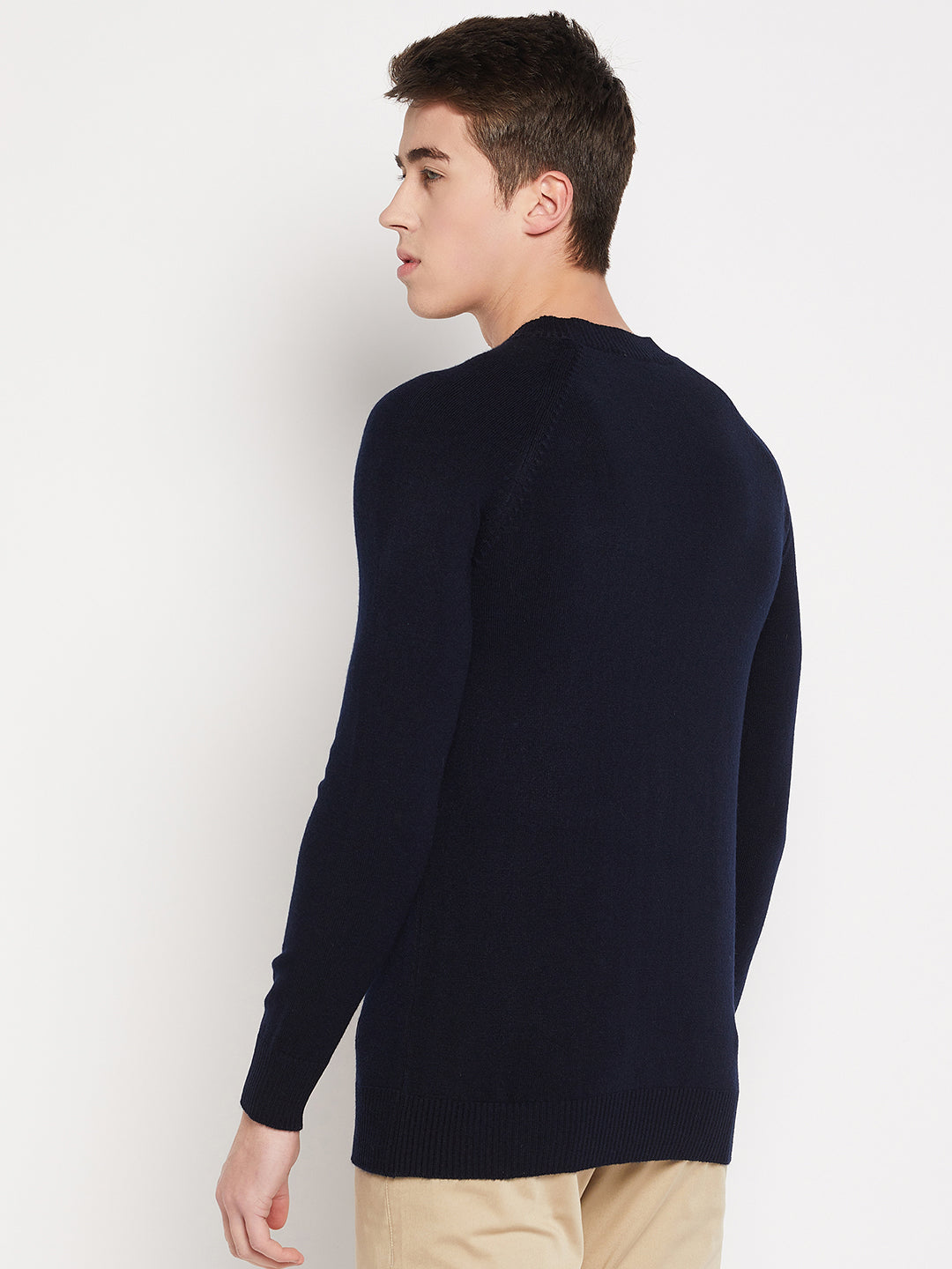 Camla Barcelona Navy Sweater For Men