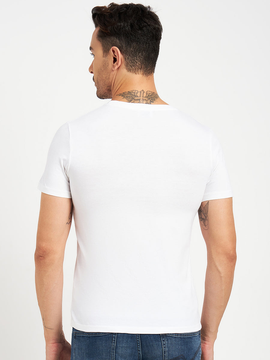 Camla White T- Shirt For Men