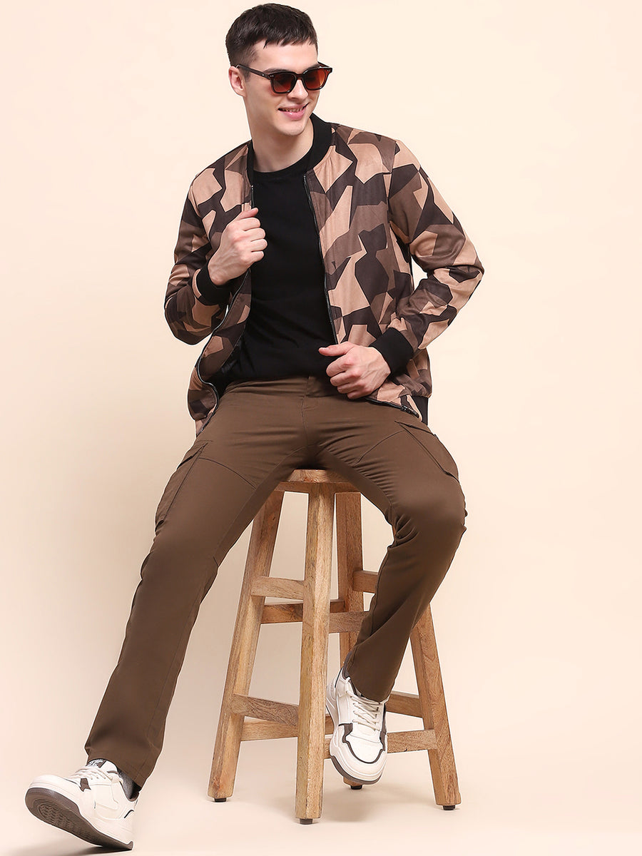 Camla Barcelona Camouflage Varsity Jacket