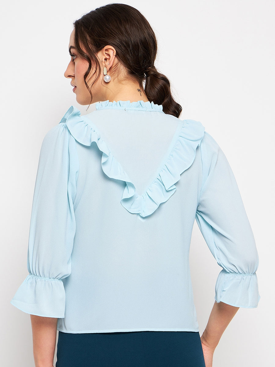 Camla Skyblue  Top For Women