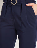 Camla Barcelona Navy Trouser For Women