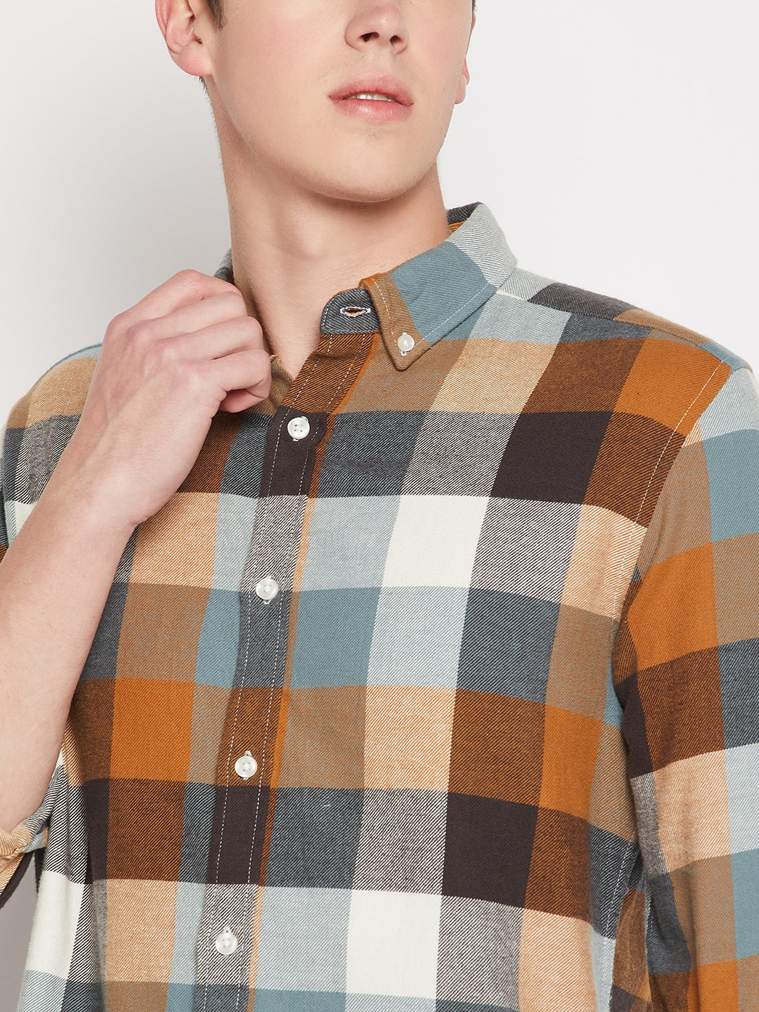 Camla Barcelona Warm Blue Shirt For Men