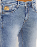 Camla Barcelona Sky Blue Regular Jeans For Men