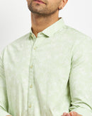 Camla Green Shirts For Men