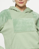 Camla Green Sweatshirt  For Women
