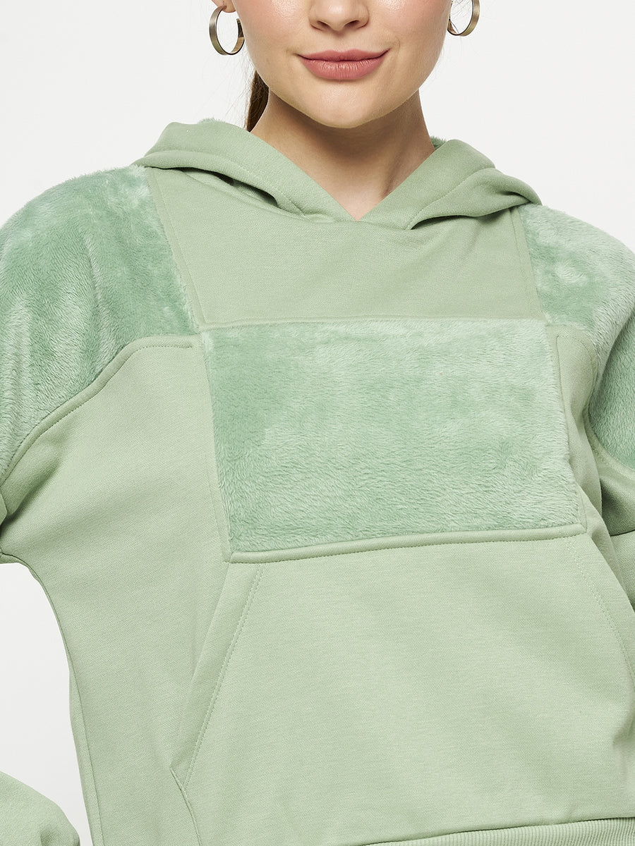Camla Green Sweatshirt  For Women