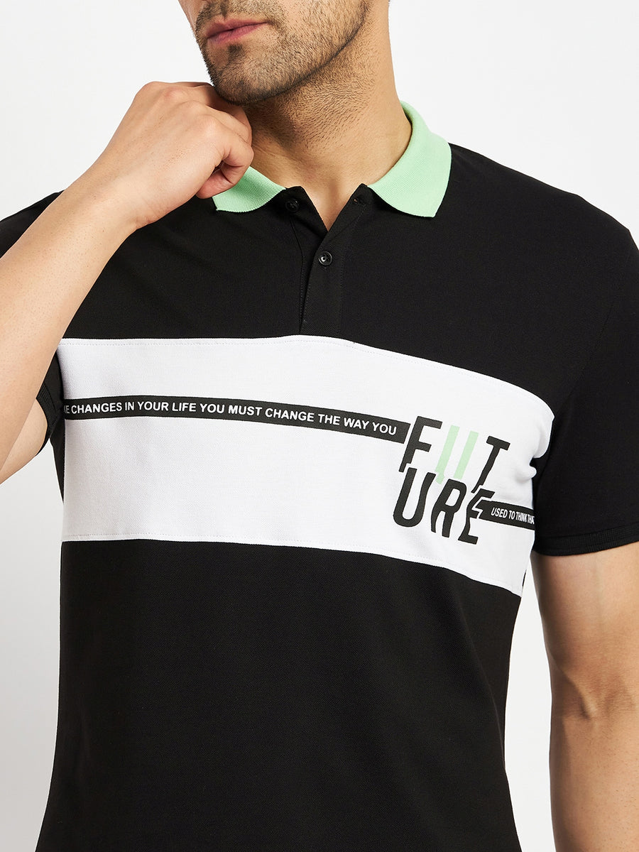 Camla Black T- Shirt For Men