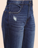 Camla Barcelona Washed Dark Blue Mom Fit Jeans
