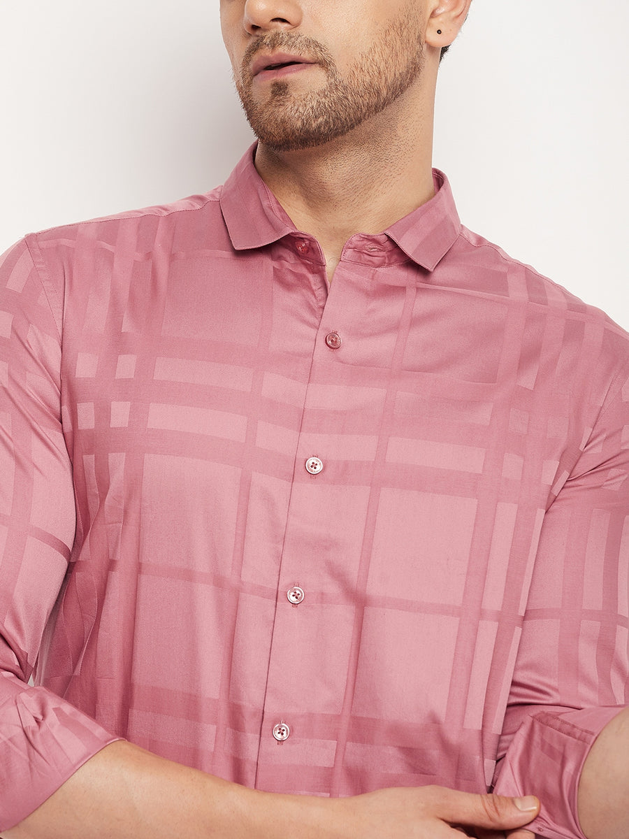 Camla Peach Shirts For Men