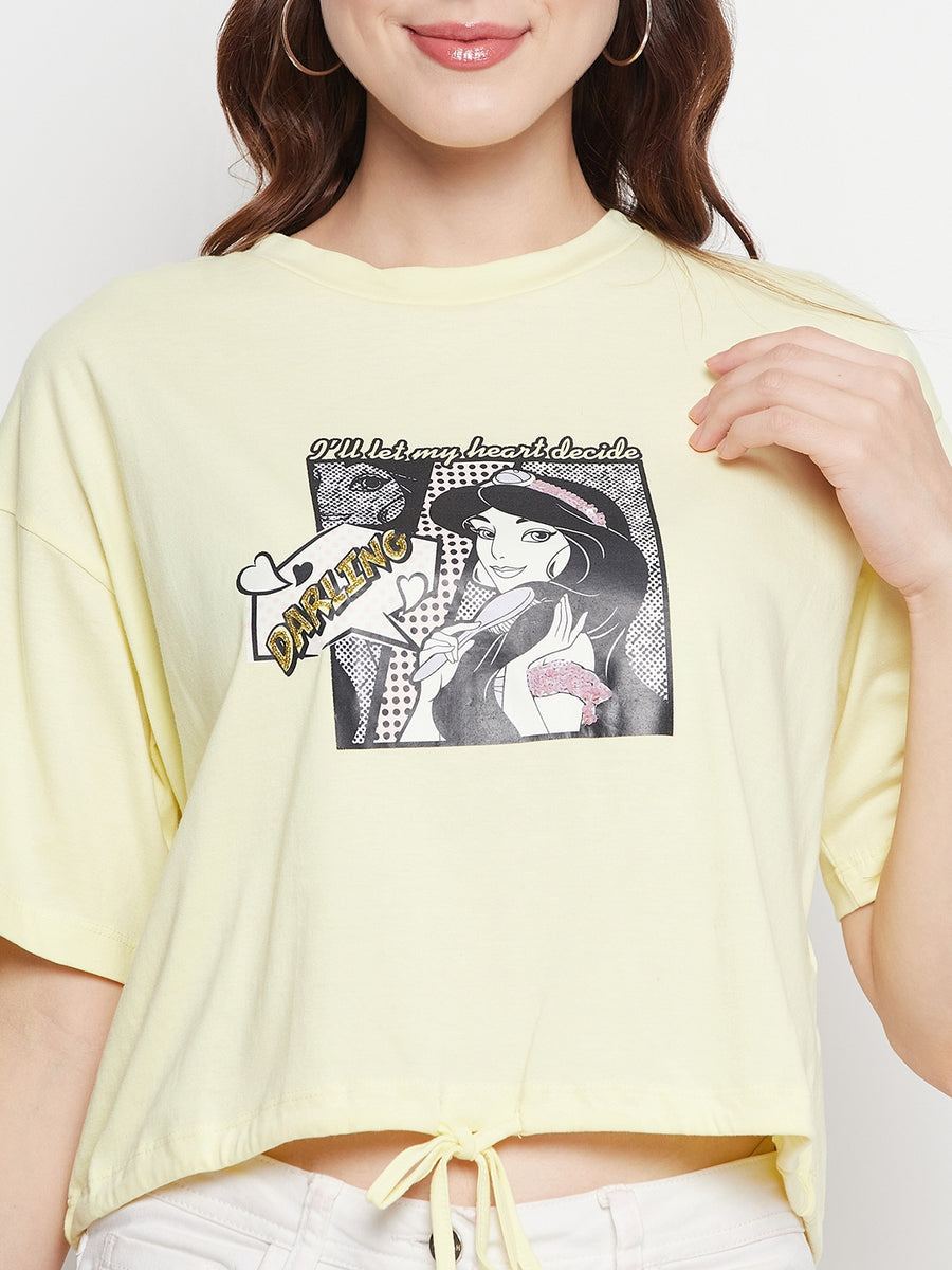 Camla Yellow Top For Women