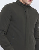 Camla Barcelona Olive Green Bomber Jacket