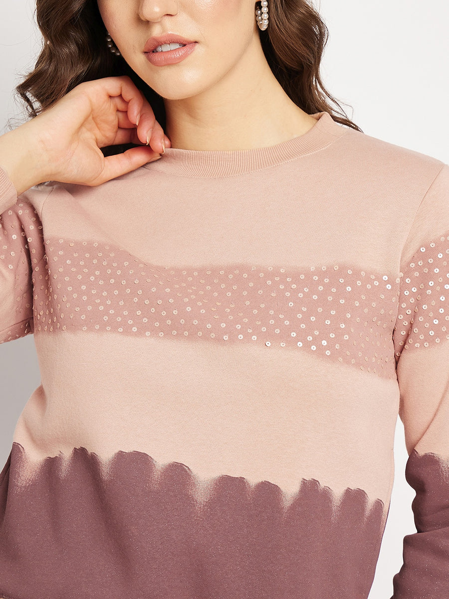 Camla Barcelona Dusty Pink Sweatshirt For Women