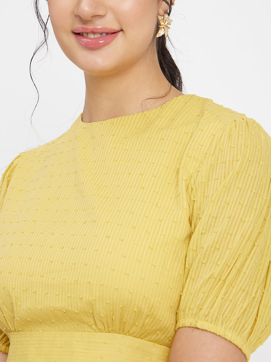 Camla Barcelona Mustard Solid Top