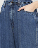 Camla Blue Solid Denim For Women