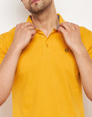 Camla Mustard T- Shirt For Men