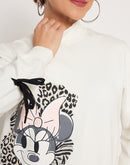 Madame Offwhite Disney Print Sweatshirt